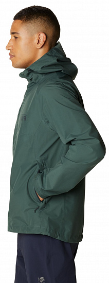 Куртка мужская Mountain Hardwear Exposure/2 Gore-Tex Paclite Black Spruce - Фото 3 большая
