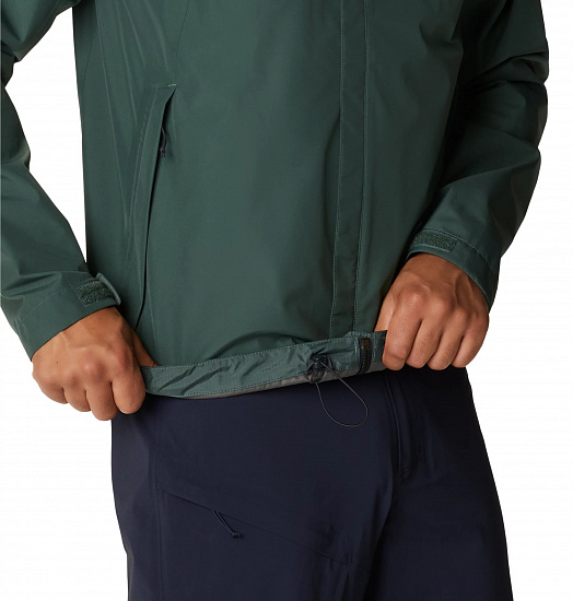 Куртка мужская Mountain Hardwear Exposure/2 Gore-Tex Paclite Black Spruce - Фото 5 большая