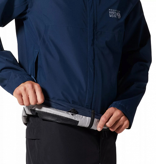 Куртка мужская Mountain Hardwear Exposure/2 Gore-Tex Paclite Hardwear Navy - Фото 6 большая