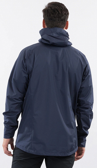 Куртка мужская Bergans Letto V2 3L Navy Blue - Фото 4 большая