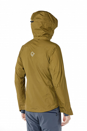 Куртка мужская Norrona Falketind Gore-Tex Olive Drab - Фото 4 большая