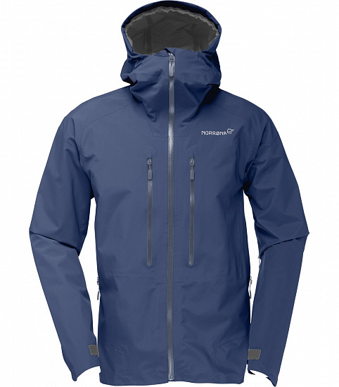 Куртка мужская Norrona Trollveggen Gore-Tex Light Pro Indigo Night - Фото 1 большая