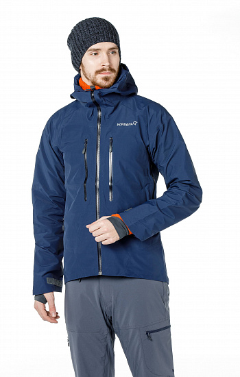 Куртка мужская Norrona Trollveggen Gore-Tex Light Pro Indigo Night - Фото 3 большая