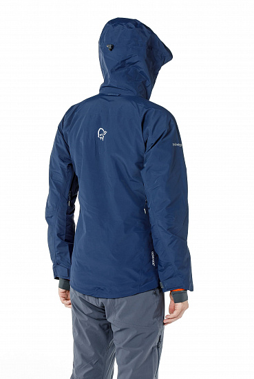 Куртка мужская Norrona Trollveggen Gore-Tex Light Pro Indigo Night - Фото 4 большая