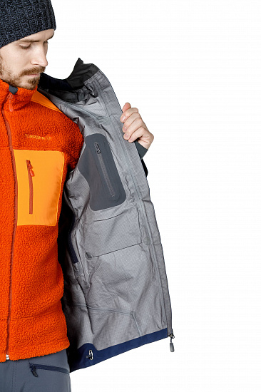 Куртка мужская Norrona Trollveggen Gore-Tex Light Pro Indigo Night - Фото 8 большая