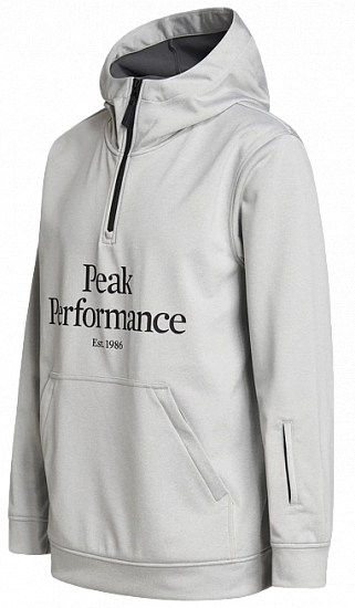 Анорак мужской Peak Performance Original Ski SS Hood Med Grey Melange - Фото 5 большая