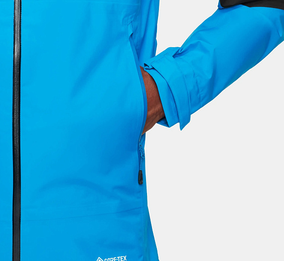 Куртка мужская Mammut Convey Tour HS Hooded Glacier Blue/Black - Фото 7 большая