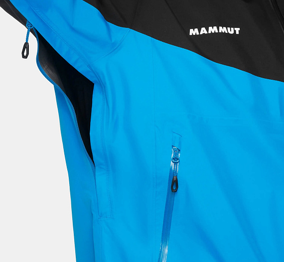 Куртка мужская Mammut Convey Tour HS Hooded Glacier Blue/Black - Фото 8 большая