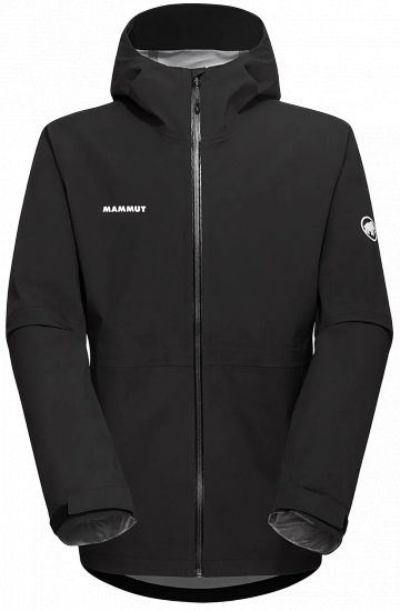 Куртка мужская Mammut Linard Guide HS Hooded Black - Фото 1 большая