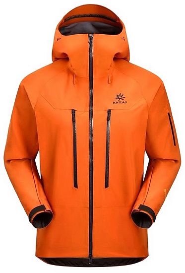 Куртка мужская Kailas Mont Pro Q60 Oxidized Orange - Фото 2 большая