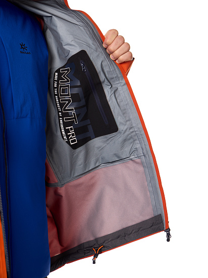 Куртка мужская Kailas Mont Pro Q60 Oxidized Orange - Фото 15 большая