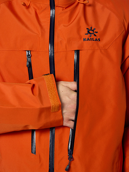 Куртка мужская Kailas Mont Pro Q60 Oxidized Orange - Фото 25 большая