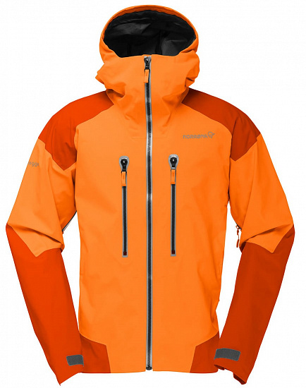 Куртка мужская Norrona Trollveggen Gore-Tex Pro Pure Orange - Фото 1 большая