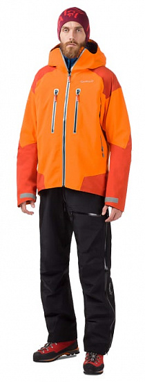 Куртка мужская Norrona Trollveggen Gore-Tex Pro Pure Orange - Фото 2 большая