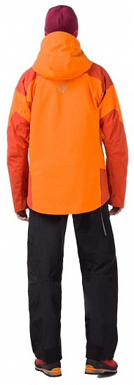 Куртка мужская Norrona Trollveggen Gore-Tex Pro Pure Orange - Фото 3 большая