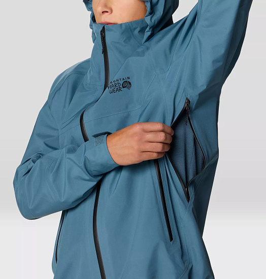 Куртка мужская Mountain Hardwear TrailVerse Gtx Синий - Фото 8 большая