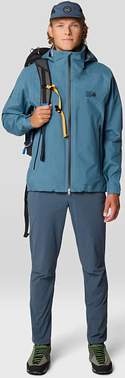 Куртка мужская Mountain Hardwear TrailVerse Gtx Синий - Фото 9 большая