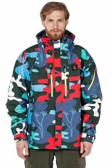 Куртка мужская Haglofs x Tres Bien Helium The Valleys Camo - Фото 4 большая