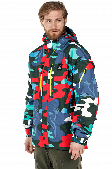Куртка мужская Haglofs x Tres Bien Helium The Valleys Camo - Фото 5 большая