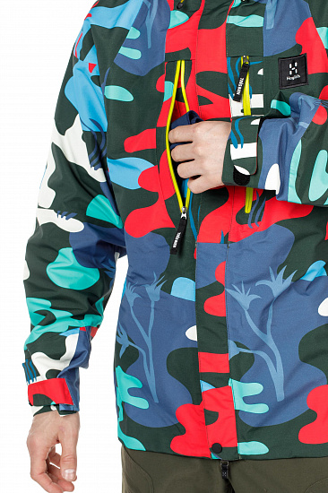 Куртка мужская Haglofs x Tres Bien Helium The Valleys Camo - Фото 7 большая