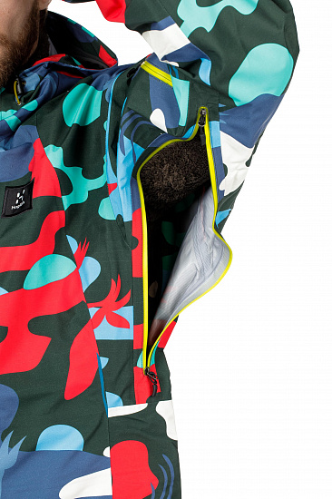 Куртка мужская Haglofs x Tres Bien Helium The Valleys Camo - Фото 11 большая
