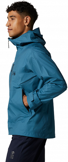 Куртка мужская Mountain Hardwear Exposure/2 Gore-Tex Paclite Plus Caspian - Фото 3 большая