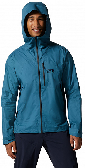 Куртка мужская Mountain Hardwear Exposure/2 Gore-Tex Paclite Plus Caspian - Фото 4 большая