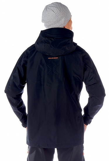 Куртка мужская Mammut Nordwand Advanced HS Hooded Black - Фото 3 большая