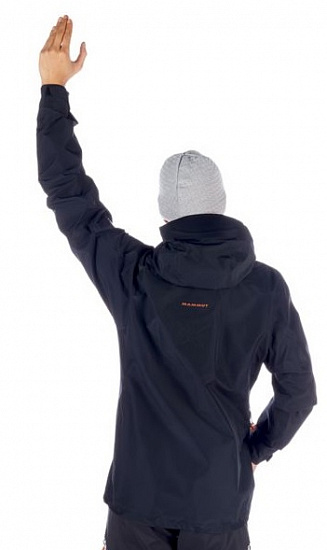 Куртка мужская Mammut Nordwand Advanced HS Hooded Black - Фото 4 большая