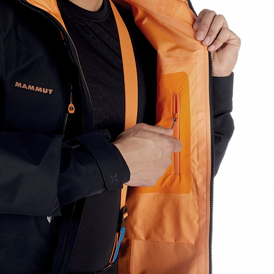 Куртка мужская Mammut Nordwand Advanced HS Hooded Black - Фото 6 большая