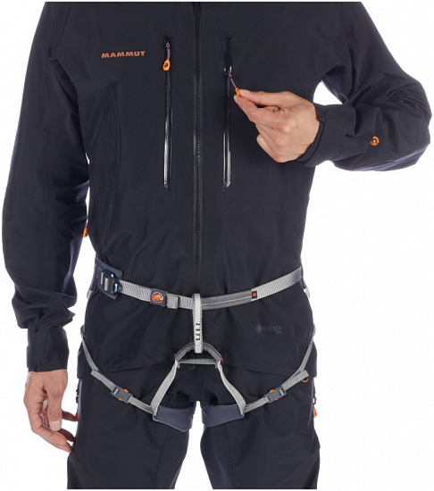 Куртка мужская Mammut Nordwand Advanced HS Hooded Black - Фото 10 большая