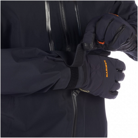 Куртка мужская Mammut Nordwand Advanced HS Hooded Black - Фото 12 большая