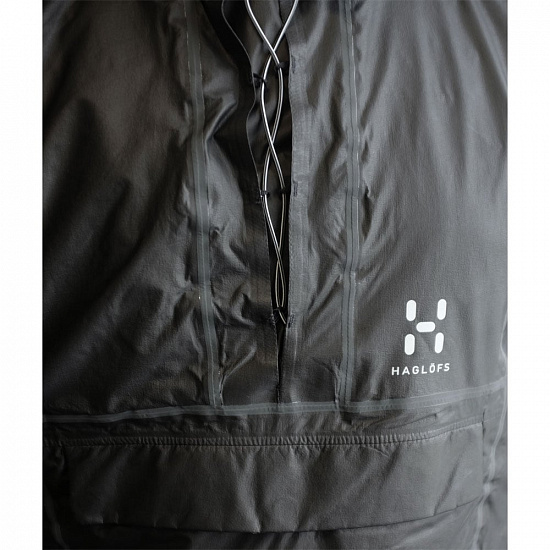Куртка мужская Haglofs The Black Anorak True Black - Фото 6 большая