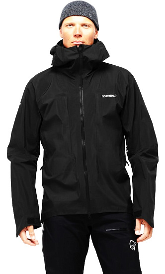 Куртка мужская Norrona Trollveggen Gore-Tex Pro Light Caviar - Фото 2 большая