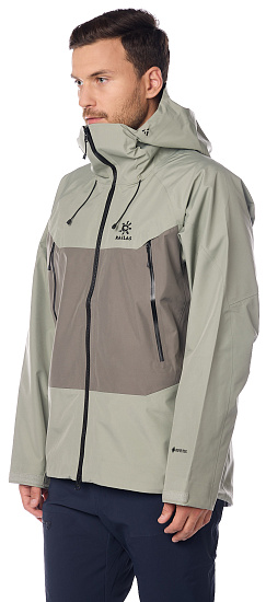 Куртка мужская Kailas Mont-X Hardshell Battleship Green/Industrial Gray - Фото 3 большая