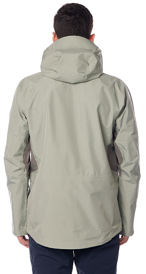 Куртка мужская Kailas Mont-X Hardshell Battleship Green/Industrial Gray - Фото 4 большая