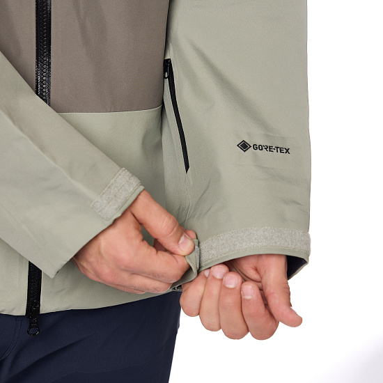 Куртка мужская Kailas Mont-X Hardshell Battleship Green/Industrial Gray - Фото 5 большая