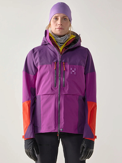 Куртка женская Haglofs Spitz GTX Pro II Grape Purple/Purple Night - Фото 3 большая