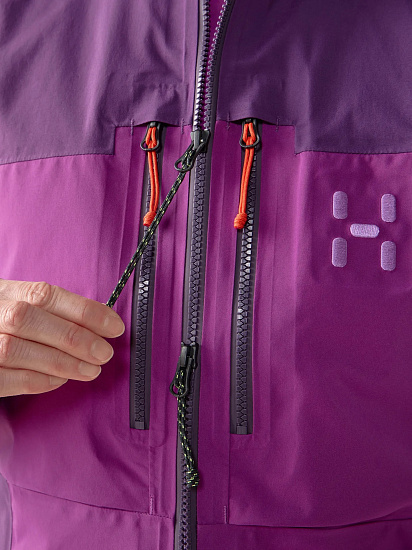 Куртка женская Haglofs Spitz GTX Pro II Grape Purple/Purple Night - Фото 10 большая