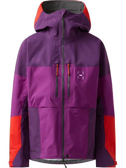 Куртка женская Haglofs Spitz GTX Pro II Grape Purple/Purple Night - Фото 1 большая