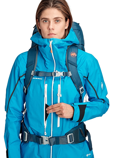 Куртка женская Mammut Nordwand Advanced Hs Hooded Sky - Фото 5 большая