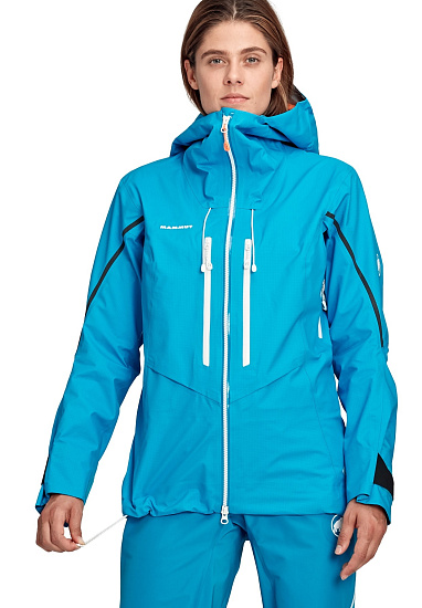 Куртка женская Mammut Nordwand Advanced Hs Hooded Sky - Фото 8 большая
