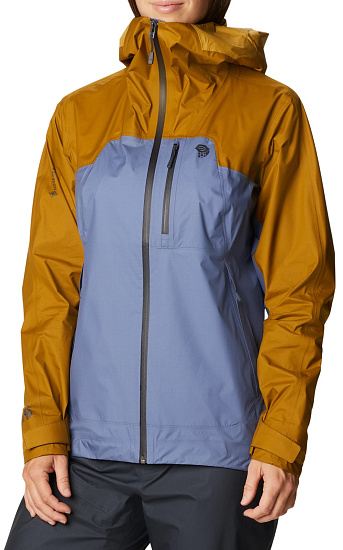 Куртка женская Mountain Hardwear Exposure/2 Gore-Tex Paclite Plus Northern Blue - Фото 1 большая