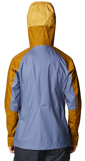 Куртка женская Mountain Hardwear Exposure/2 Gore-Tex Paclite Plus Northern Blue - Фото 2 большая
