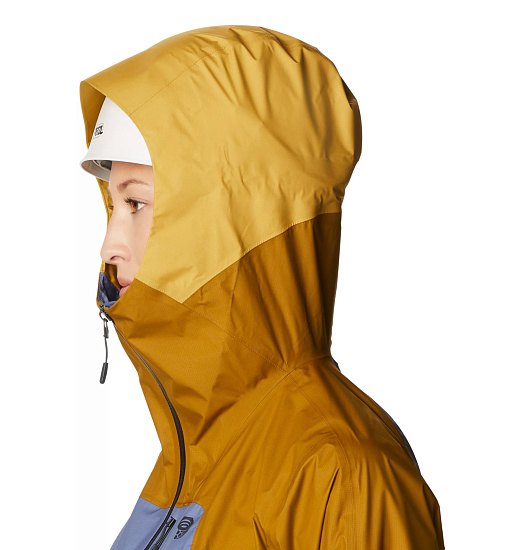 Куртка женская Mountain Hardwear Exposure/2 Gore-Tex Paclite Plus Northern Blue - Фото 6 большая