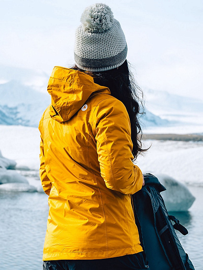 Куртка женская Marmot PreCip Eco Yellow Gold - Фото 6 большая