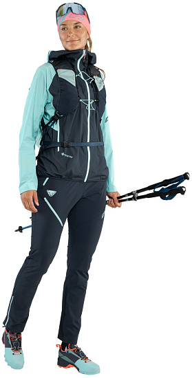 Куртка женская Dynafit Transalper Gtx Marine Blue/Blueberry - Фото 2 большая