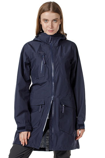 Пальто женское Bergans Hella Dk Navy/NightBlue - Фото 6 большая