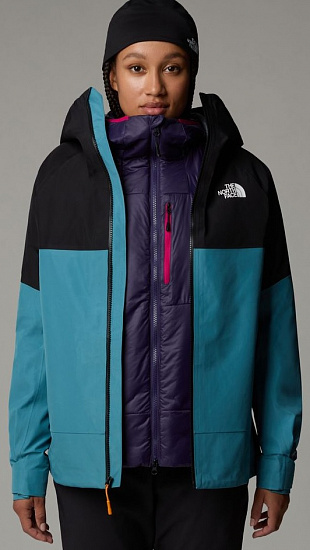 Куртка женская The North Face Jazzi 3L Gtx Algae Blue/Tnf Black - Фото 3 большая
