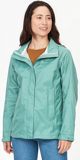 Куртка женская Marmot PreCip Eco Blue Agave - Фото 2 большая